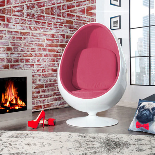 Egg Pod Chair-Pink Interior