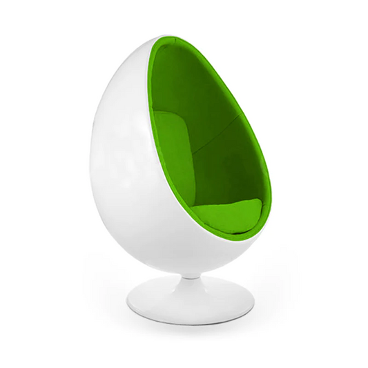 Egg Pod Chair-Green Interior