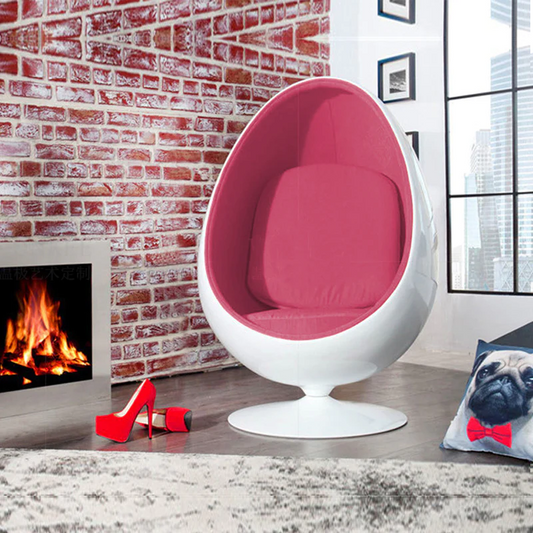 Egg Pod Chair-Pink Interior 