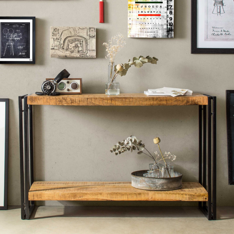 Industrial Console Table