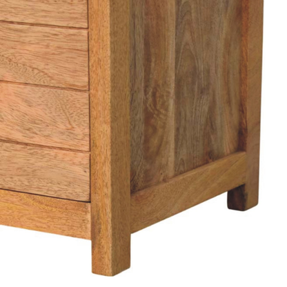 Oxford Oak-ish 2 Drawer Storage Bench - HOMEBELLA
