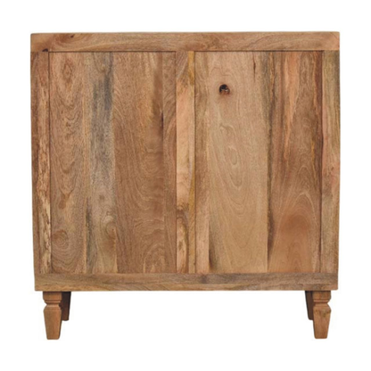 Cadiz Carved Block Cabinet - HOMEBELLA