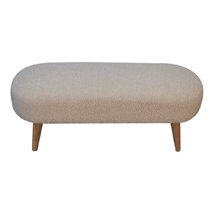 Boucle Hallway Bench - HOMEBELLA
