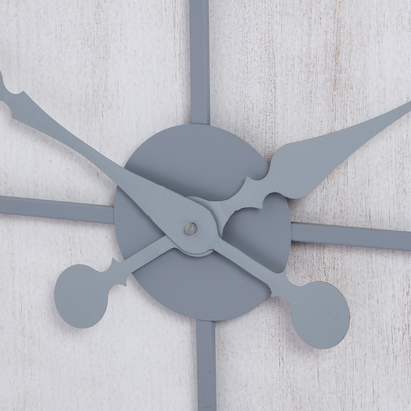 Panelled Wall Clock – 60cm Modern Multi-Panel Statement Clock - HOMEBELLA