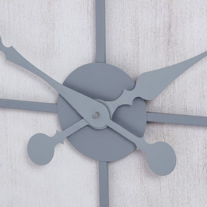 Panelled Wall Clock – 60cm Modern Multi-Panel Statement Clock - HOMEBELLA