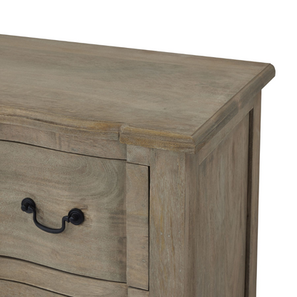 Bella Collection Hard Wood 6 Drawer Chest