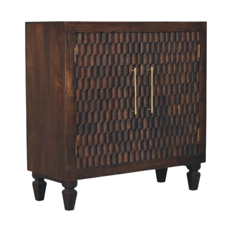 Carved Panel Cabinet - HOMEBELLA