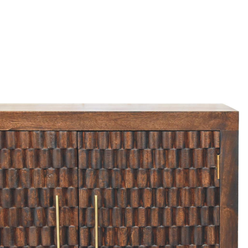 Carved Panel Cabinet - HOMEBELLA
