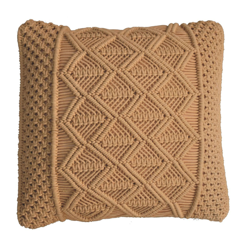 This Chunky Knitted cushion will sure make a cozy addition to your home. Made from 100% cotton, this knitted cushion has a charming mustard tone throughout and is wonderfully soft, add this cushion singularly or as a pair on your armchair or sofa for extra comfort.  This product is handcrafted individually and as every piece is unique please do expect variations in finish, texture, size and should not be considered as a defect