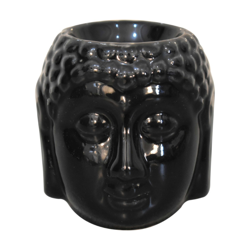 The Black Buddha Oil Burner Set is a beautiful and functional addition to any home. The intricately designed black Buddha head serves as a stylish and elegant way to enjoy the benefits of aromatherapy. The set comes complete with three delightful aroma oils in Ylang Ylang, White Lotus, and Lavender, which are known for their calming and soothing properties.