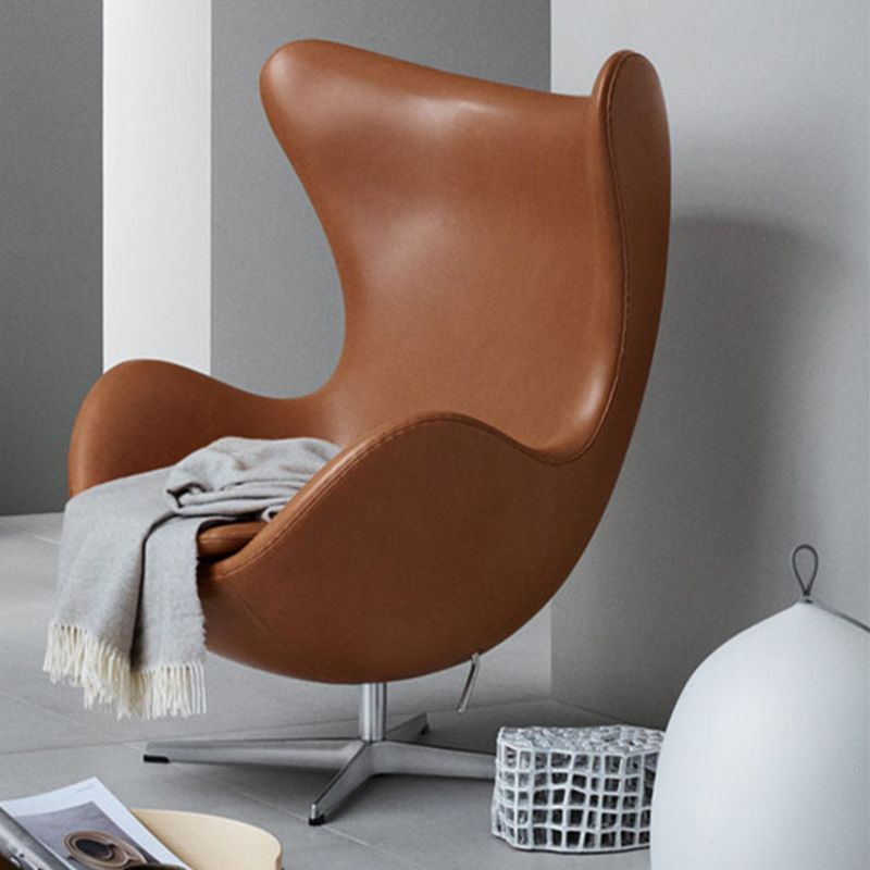 Designer Unique Style Arm Chair-Real Leather