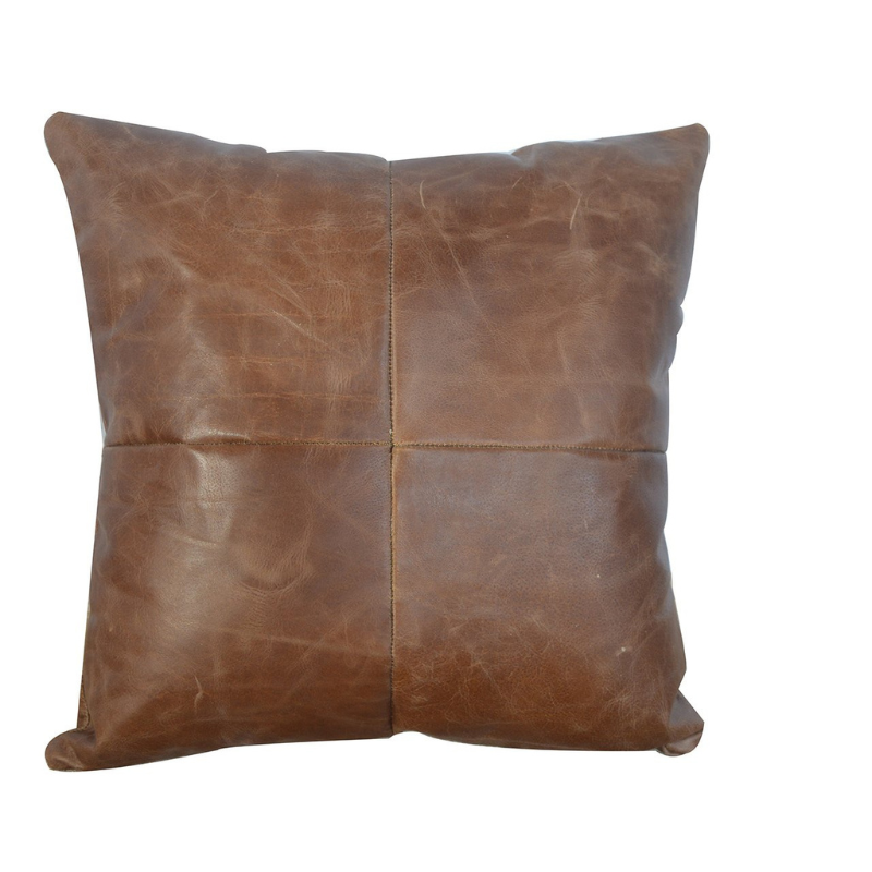 This lovely square scatter cushion has been made from 100% buffalo hide leather and it a versatile piece which can be incorporated into your home décor with any style of furniture, it features inner fillers for extra comfort and a removable cover.  It is a piece made to last and is the perfect way to add style and jazz in any room or bed.