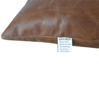 This lovely square scatter cushion has been made from 100% buffalo hide leather and it a versatile piece which can be incorporated into your home décor with any style of furniture, it features inner fillers for extra comfort and a removable cover.  It is a piece made to last and is the perfect way to add style and jazz in any room or bed.