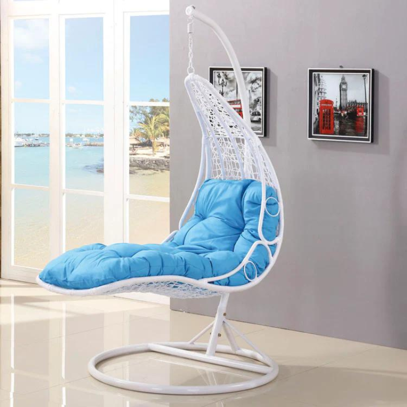 Hanging Egg Chair.  Relax in your garden with this wonderful hanging  Egg Chair.  Comfortable, modern and stylish.  Damp wipe only and dry naturally.