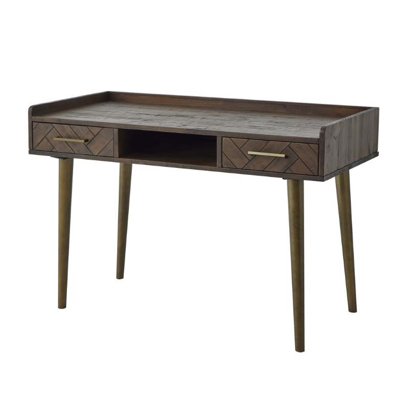 Elevate your workspace with the luxurious Designer Style Gold 2 Drawer Desk from the Havana Gold Collection. Enjoy a Limited Time Offer of 60% Off and Free Delivery. Shop Now and enhance your productivity in style!