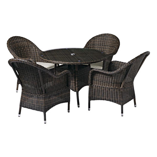 All Weather Crosby Rattan Patio Dining Set